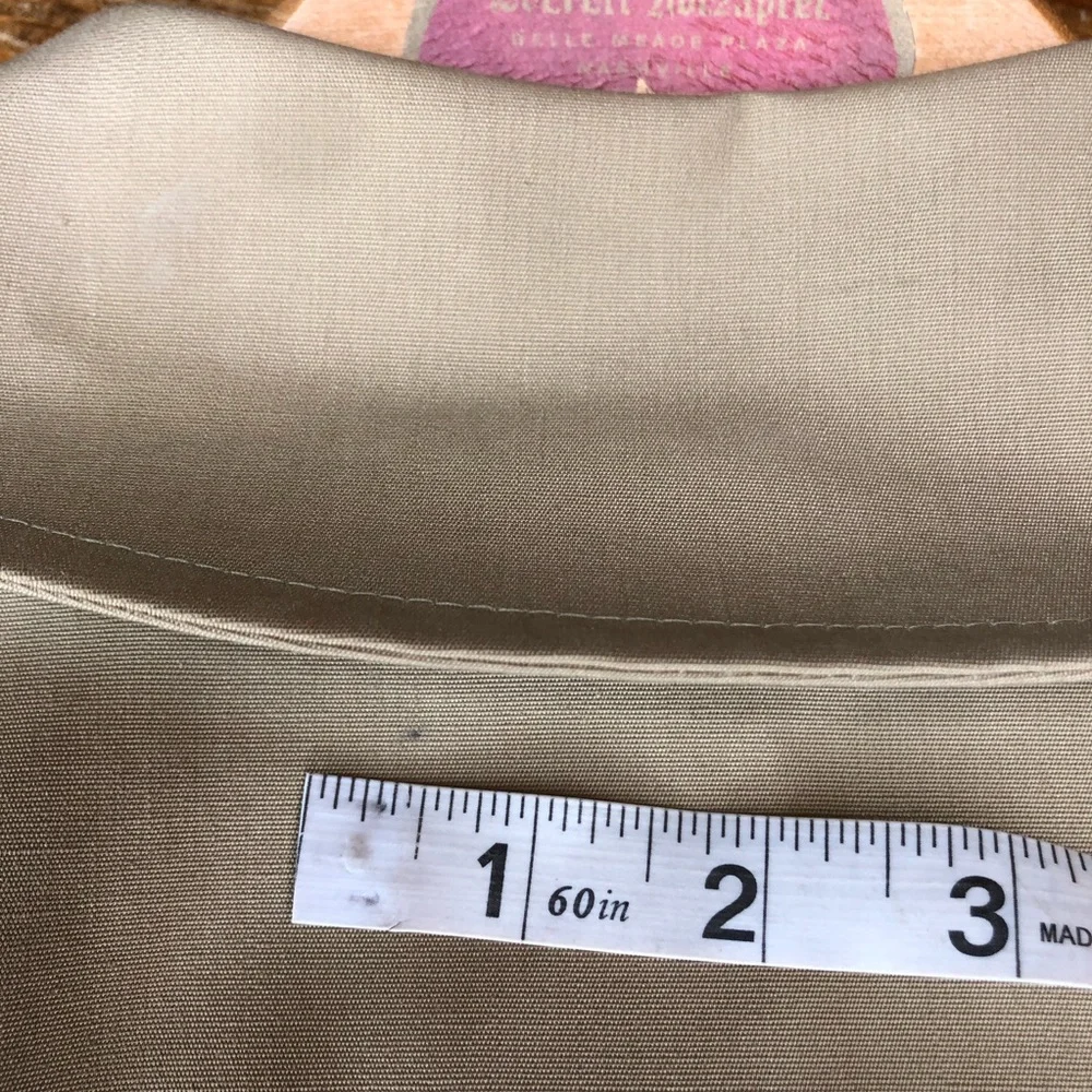Vintage Christian Dior Trench Coat Men’s 40 Neutral Classic Removable Wool Liner